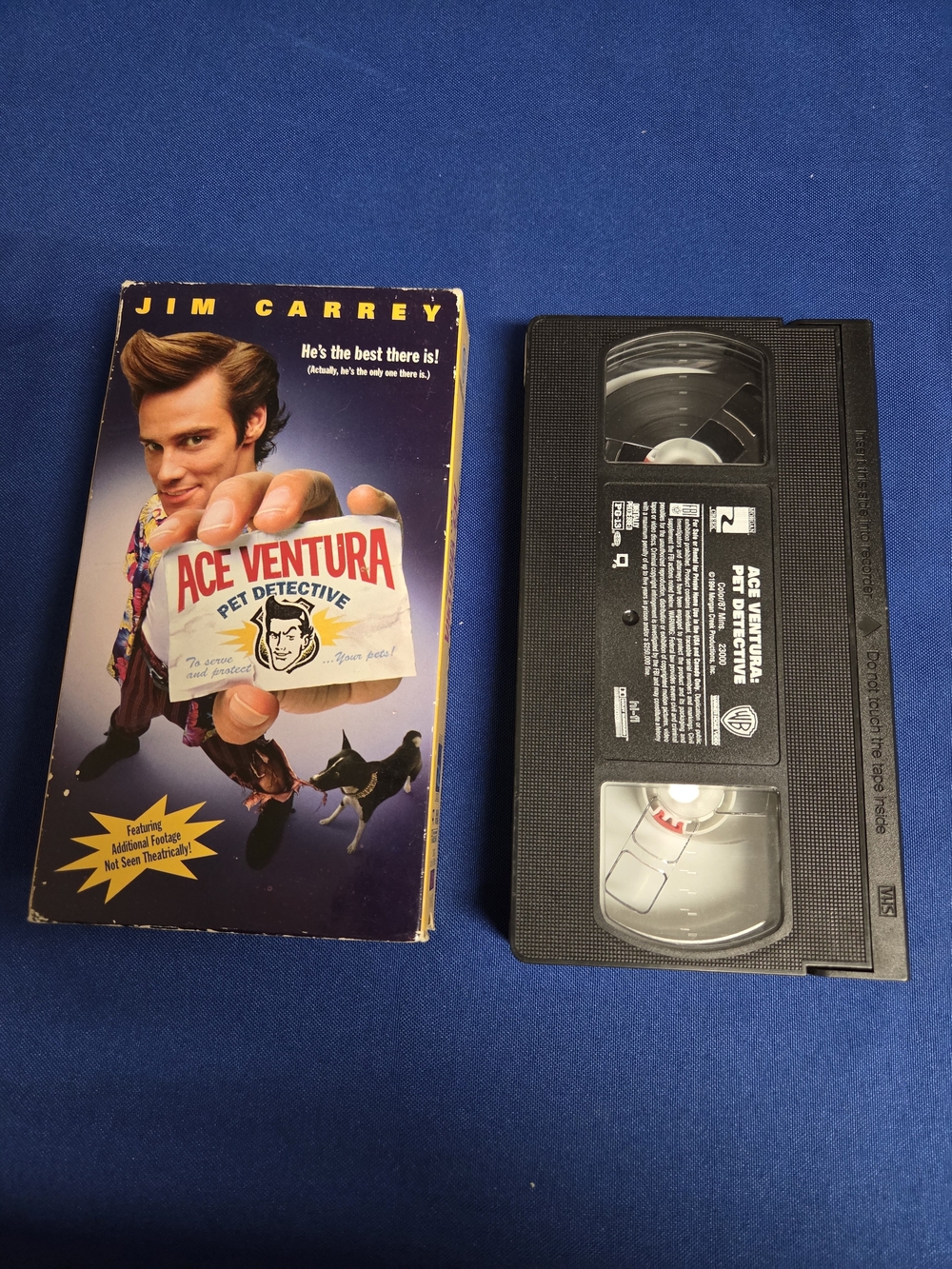 Ace Ventura: Pet Detective VHS Tape - Black